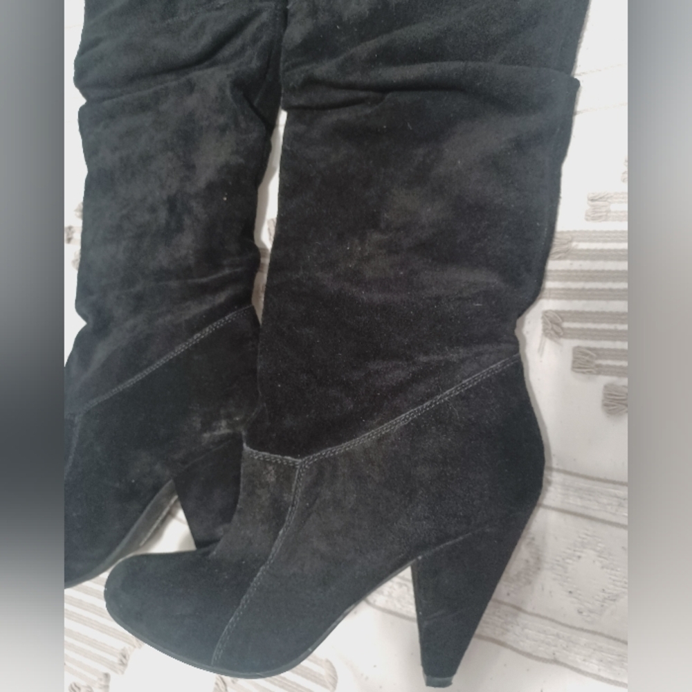 Black Suede Boots
